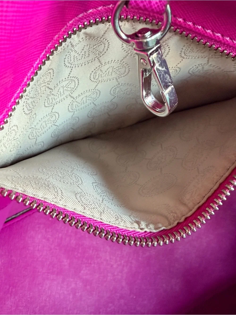 Michael Kors Bright Fuchsia Saffiano Tote